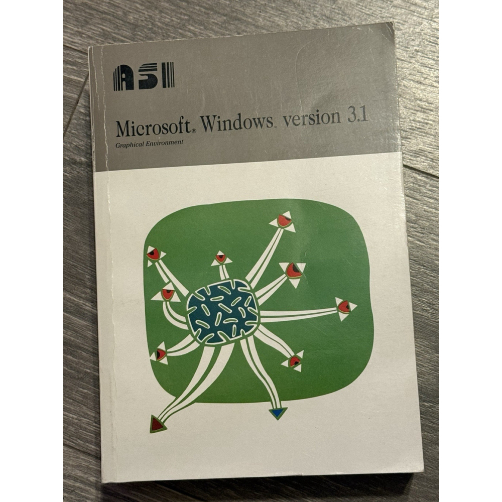 Microsoft Windows 3.1 OS on 3.5 Inch Floppy Disks ASI Graphical Environment